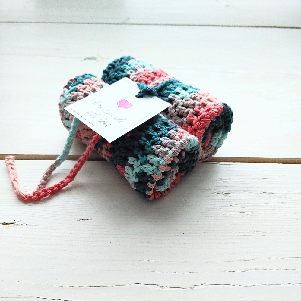 NWT 100% Cotton Dishcloths Handmade